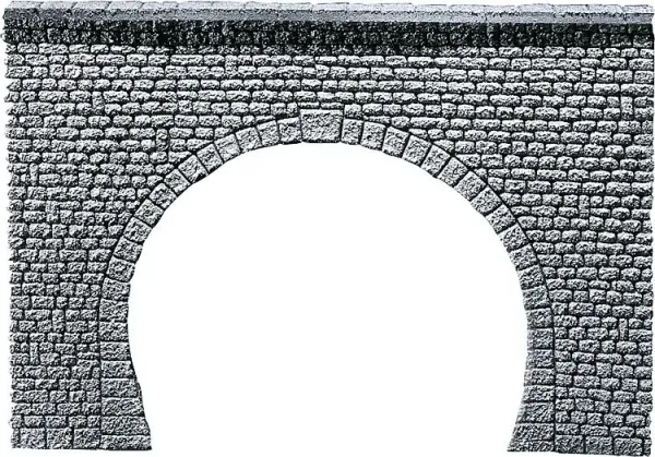 Faller_170881___DECORPLAAT_TUNNELINGANG_PROFI__NATUURSTEENBLOKKEN