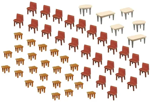 Faller_180438___7_TAFELS_EN_48_STOELEN
