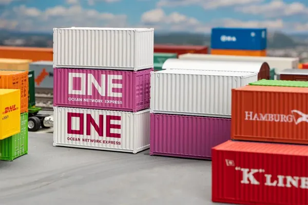 Faller_182052___20__CONTAINER_ONE_SET_5_STUKS