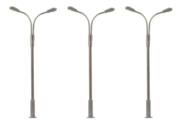 Faller_272121___LED_STRAATVERLICHTING_GEBOGEN_STRAATLANTAARNS_3X