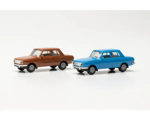 Herpa_13918___WARTBURG_353__66_1_X_BRUIN_1_X_BLAUW__MINIKIT_
