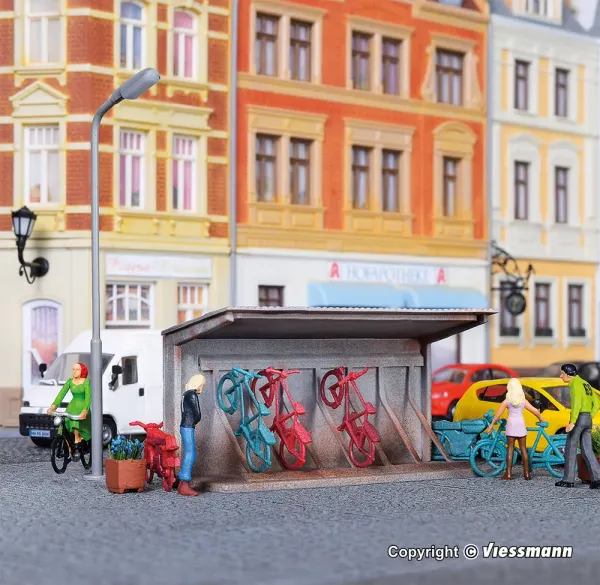 Kibri_38143___H0_DEKO_SET_FIETSENSTANDAARD_1