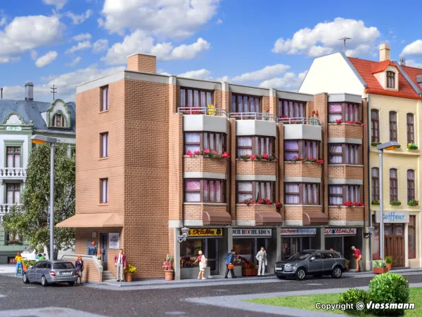 Kibri_38222___H0_WOONHUIZEN_MET_WINKELS