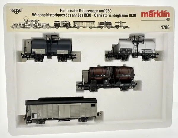 M_rklin_4786___Wagenset__Historische_Goederentrein__1930_SBB