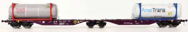 Mehano_28400__WAGON_BELADEN_MET_2_TANKCONTAINERS__TWS___ANELTRANS_