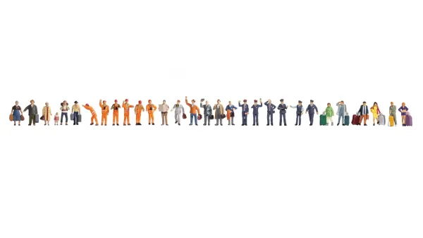 Noch_1051___MEGA_SPAAR_SET__BIJ_HET_STATION___30_FIGUREN_