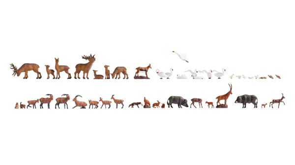 Noch_16053___MEGA_SPAAR_SET__WILDE_DIEREN___30_FIGUREN_