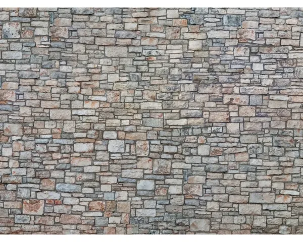 Noch_56640___3D_KARTONPLAAT__BRUCHSTEINMAUER__BONT
