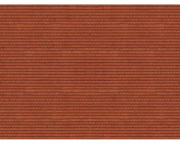 Noch_56965___3D_KARTONPLAAT__DACHZIEGEL_