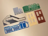 Auhagen_80101___BUITENTRAP_MET_TOEBEHOREN