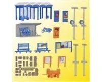Kibri_38108___H0_DEKO_SET_ROND_OM_HET_STATION