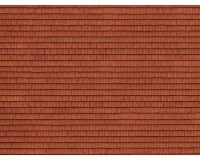 Noch_56670___3D_KARTONPLAAT__DACHZIEGEL__ROOD