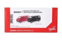Herpa_12805_003___2_X_VW_T4_ROOD_EN_ZWART_MINIKIT