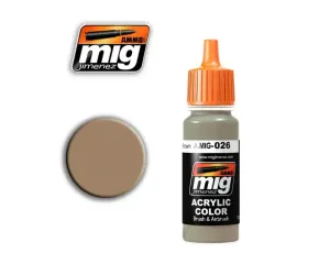 ACRYLIC_COLOR_RAL8031_F9_SAND_BROWN_JAR_17ML