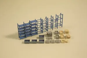 Auhagen_41660___SCHWERLASTREGAL_UND_PALETTEN