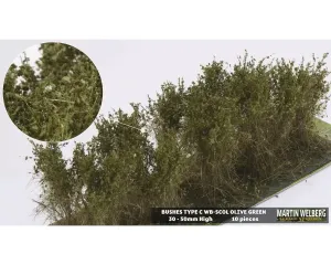 BUSHES_TYPE_C_OLIVE_GREEN