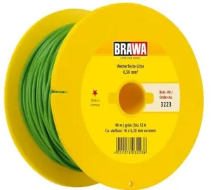 Brawa_3223___DRAAD_0_50MM__40M_HASPEL_GROEN_1