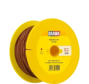Brawa_3224___DRAAD_0_50MM__40M_HASPEL_BRUIN_1