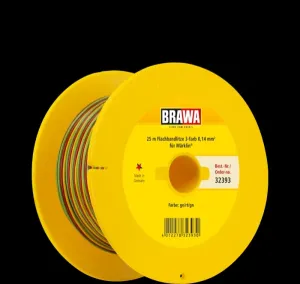 Brawa_32393___DRAAD_0_14MM_25M_GROEN_ROOD_GEEL