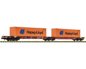 Fleischmann_825340___DUBBELE_DRAAGWAGEN_HAPAG_LLOYD_GYSEV_CARGO