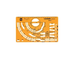 Fleischmann_995101___TEKEN_SCHABLOON_N_SPOOR__9100_SERIE_