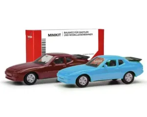 Herpa_12768_004___PORSCHE_944__ROOD___BLAUW__MINIKIT_2_ST__