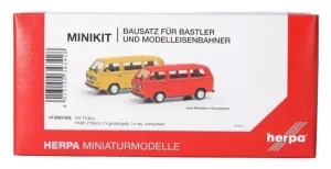 Herpa_13093_005___2_X_VW_T3__GEEL___ROOD__MINIKIT_