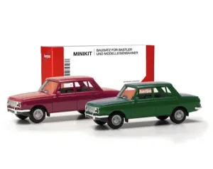 Herpa_13918_002___WARTBURG_353__66_1_X_ROOD_1_X_GROEN__MINIKIT_