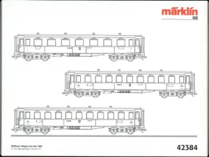 M_rklin_42384____Rijtuigset_Set__Schweizer_Oldtimer_Personenzug__SBB