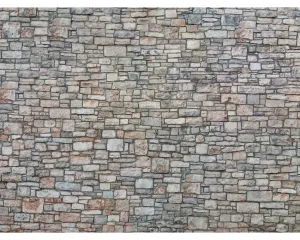 Noch_56640___3D_KARTONPLAAT__BRUCHSTEINMAUER__BONT