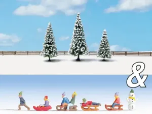 Noch_94008___SNEEUWSPARREN_EN_KINDEREN_IN_DE_SNEEUW