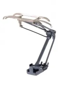 Sommerfeldt_670___H0_EINHOLMSTROMABNEHMER_RAL_7012_LACKIERT_MIT_BREITEM_SCHLEIFST_CK___2_STUKS_