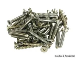 Viessmann_4178___H0_KRUISKOP_SCHROEVEN_2_X_15_MM__50_STUKS