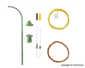 Viessmann_6729___H0_GEBOGEN_GASLANTAARN_BOUWPAKKET